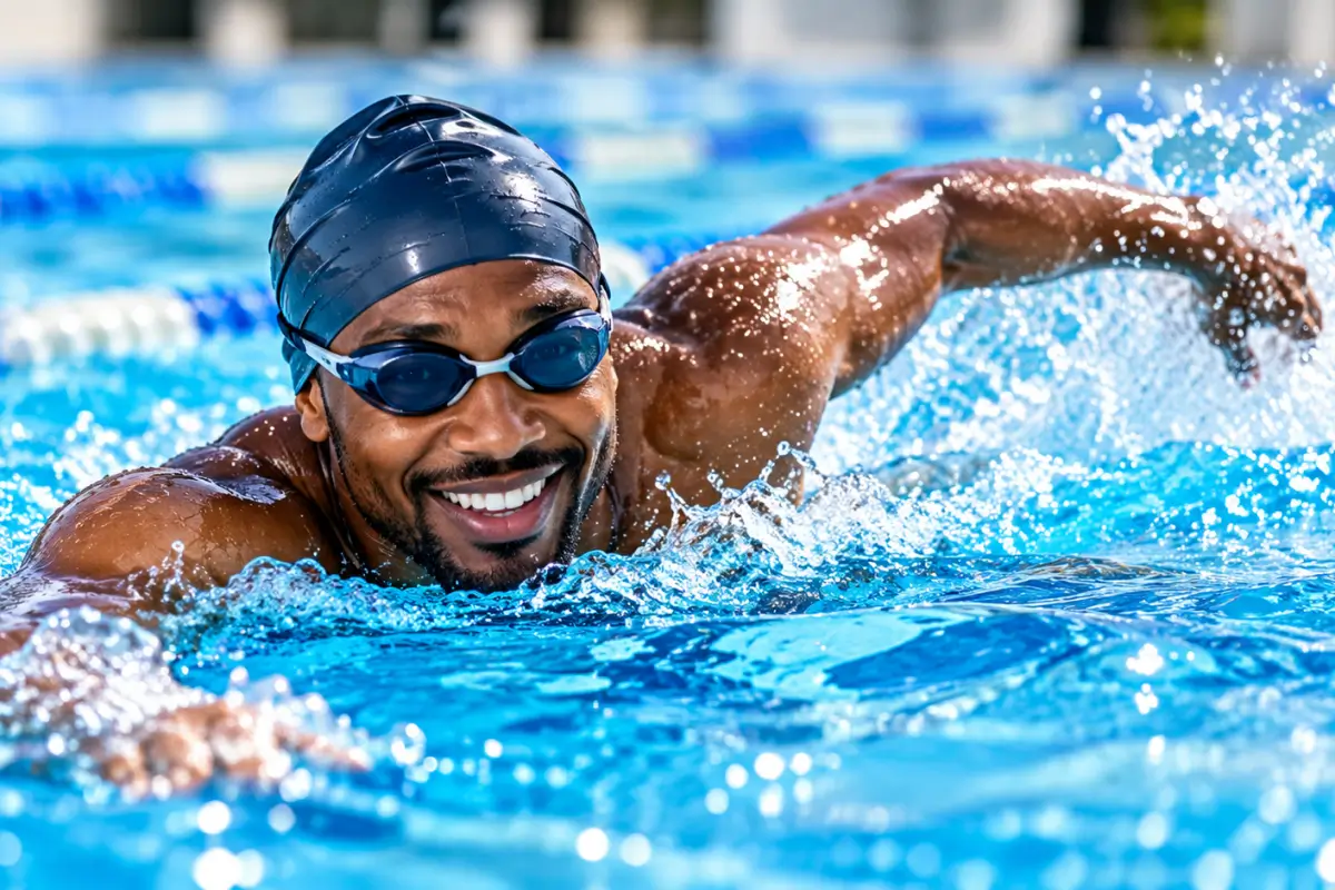 Stroke Development with Afriwave Energetic Freestyle Swim in Blue Waters