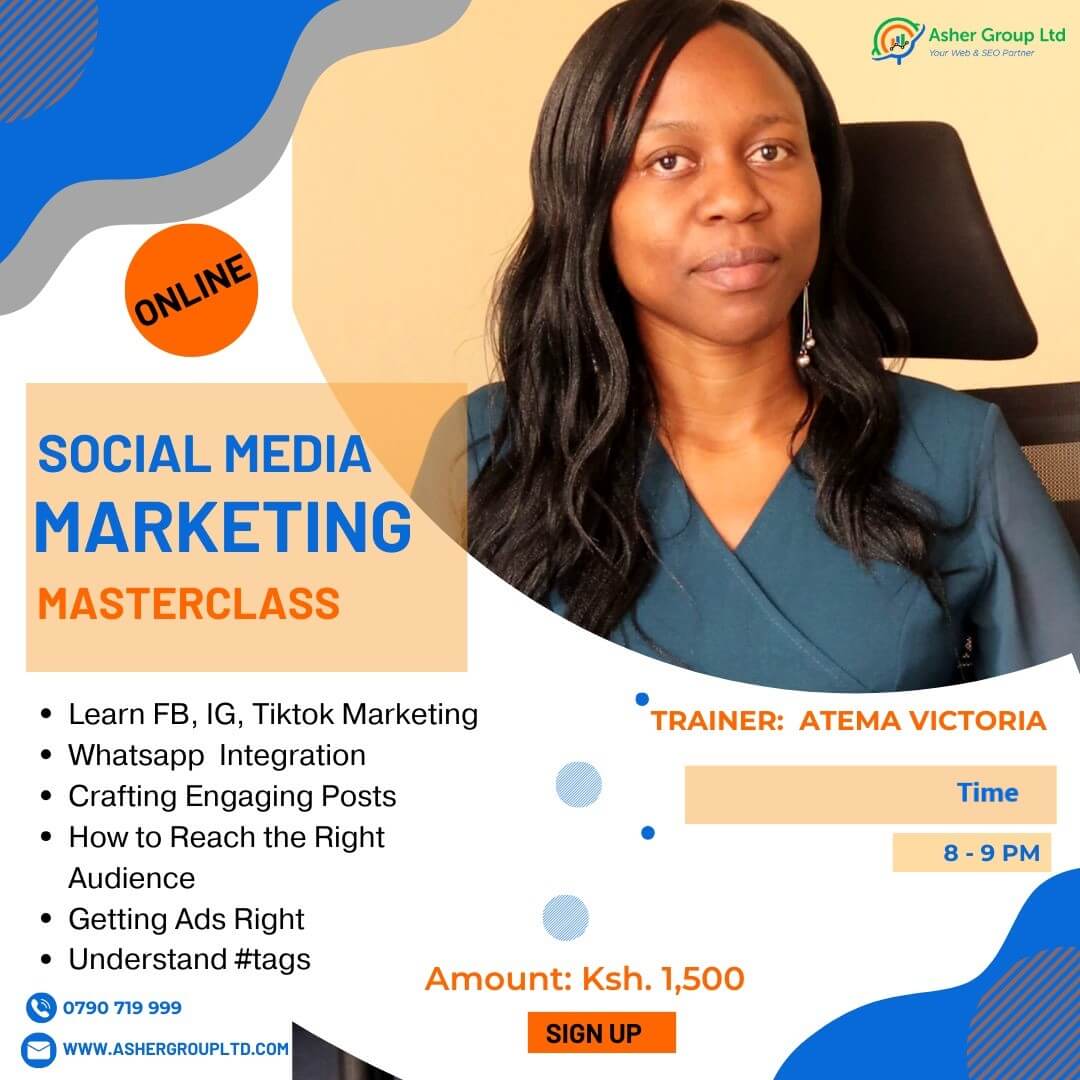 Social Media Marketing Masterclasses Asher Group Ltd